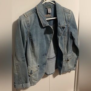 Vintage Silver Jeans Jacket